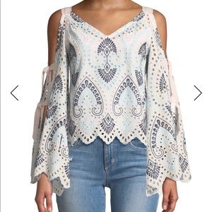 Nannette Lepore Eyelet Top